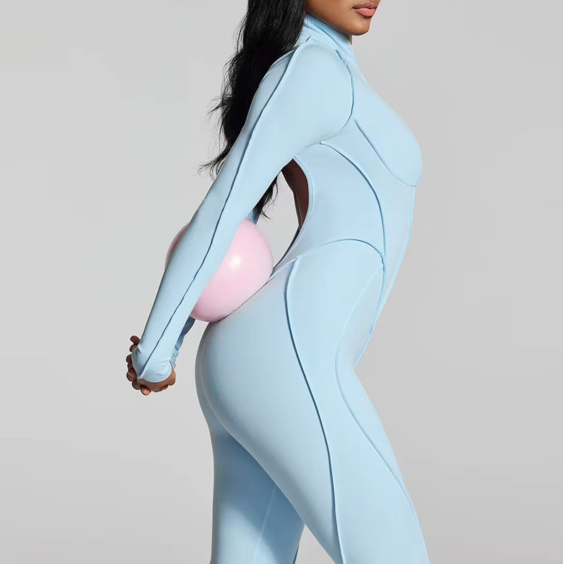 The Contour Code Catsuit- Blue Haze